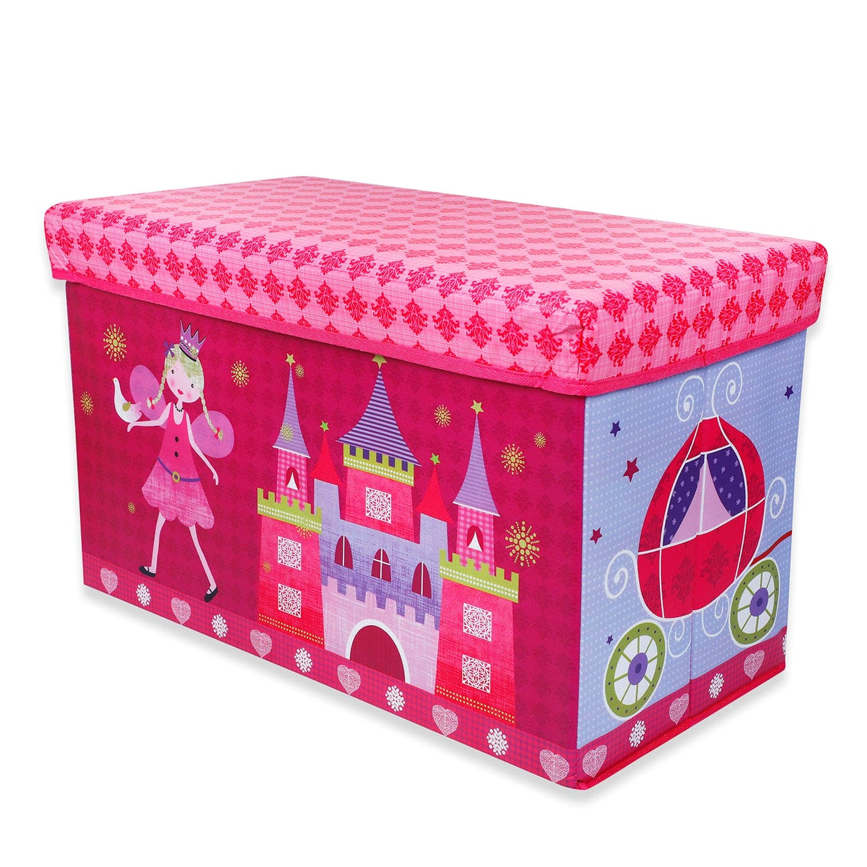 Baby Moo Fairytale Princess Large Multifunctional Playroom Storage Box