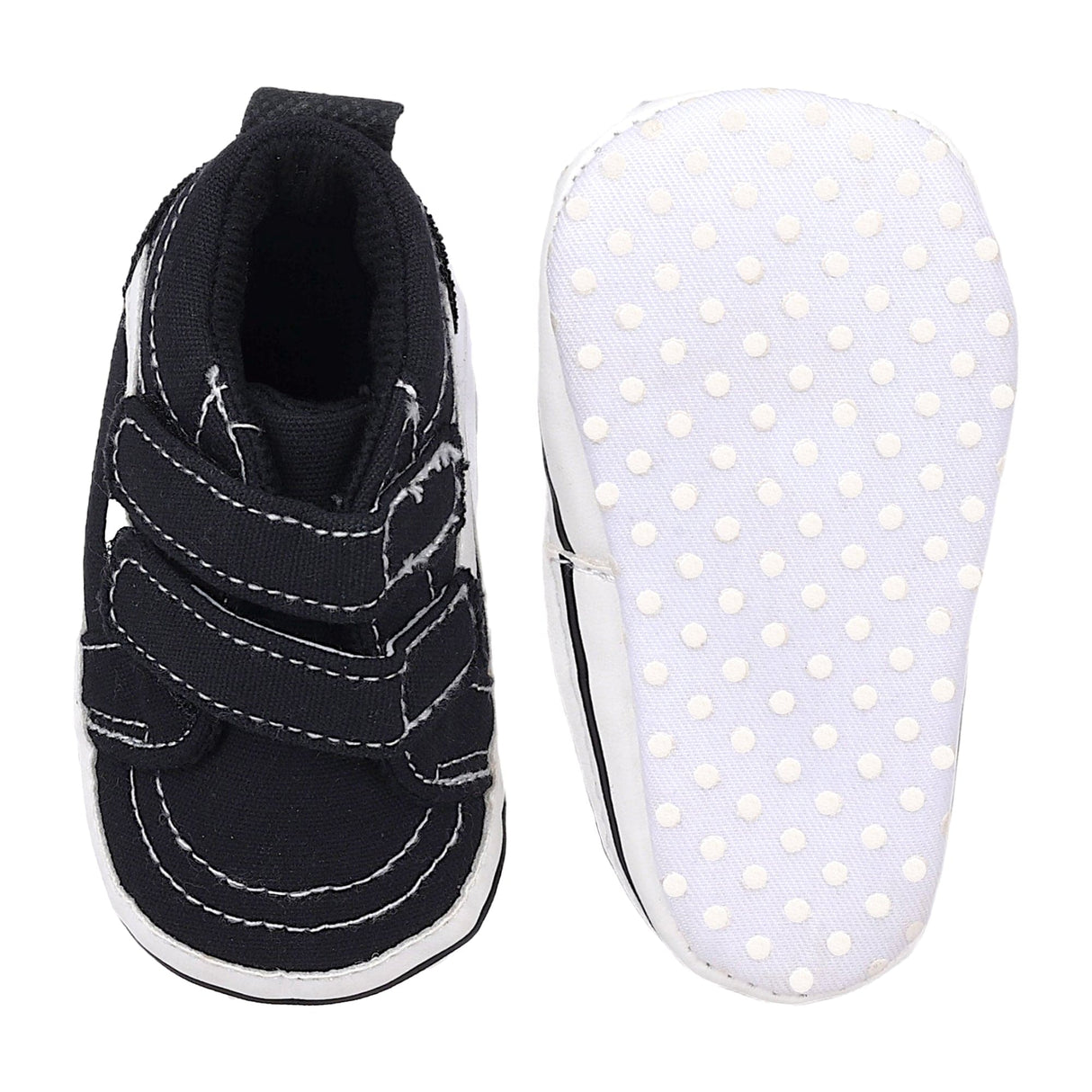Baby Moo Stylish Casual Velcro Straps Anti Skid Sneakers Blue