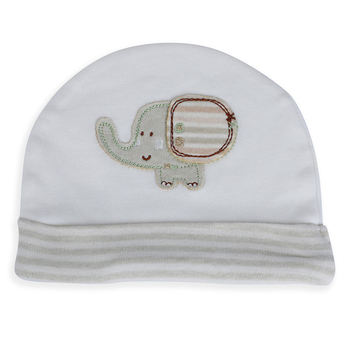 Baby Moo Organic Soft Cotton Cap White