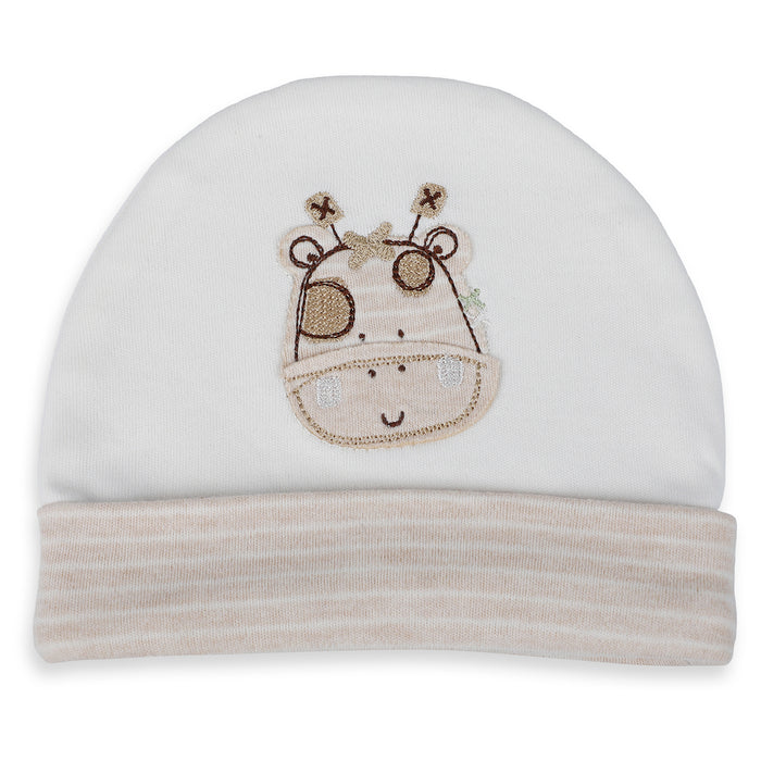 Baby Moo Organic Soft Cotton Cap White
