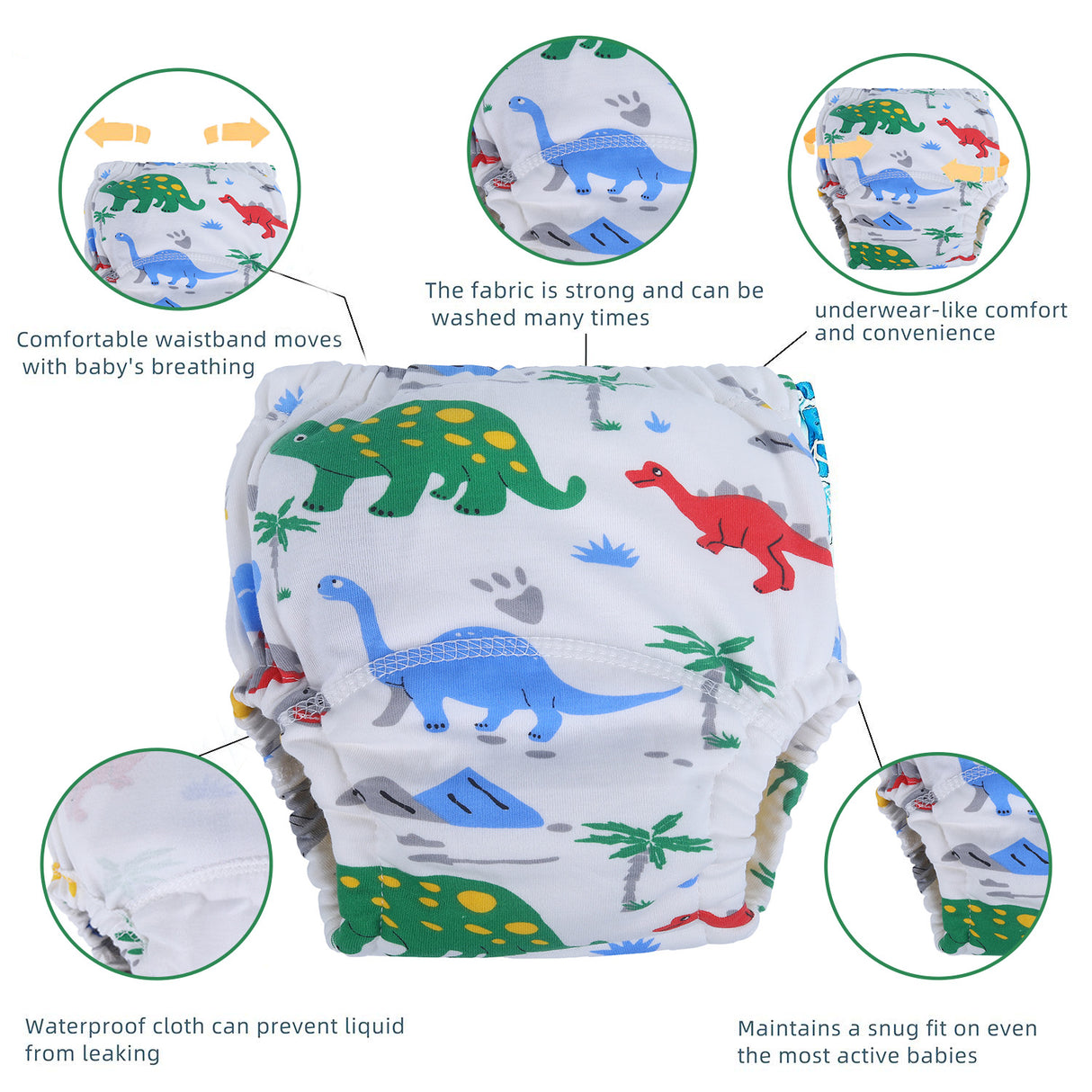 Baby Moo Boy Reusable Cloth Training Pants Clothing Accessory Diaper Panty