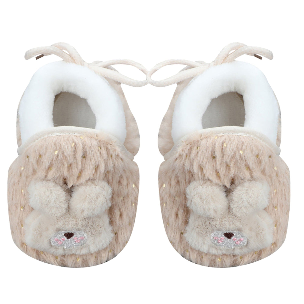 Baby Moo 3D Bunny Soft Slip-On Anti-Skid Plush Warm Booties
