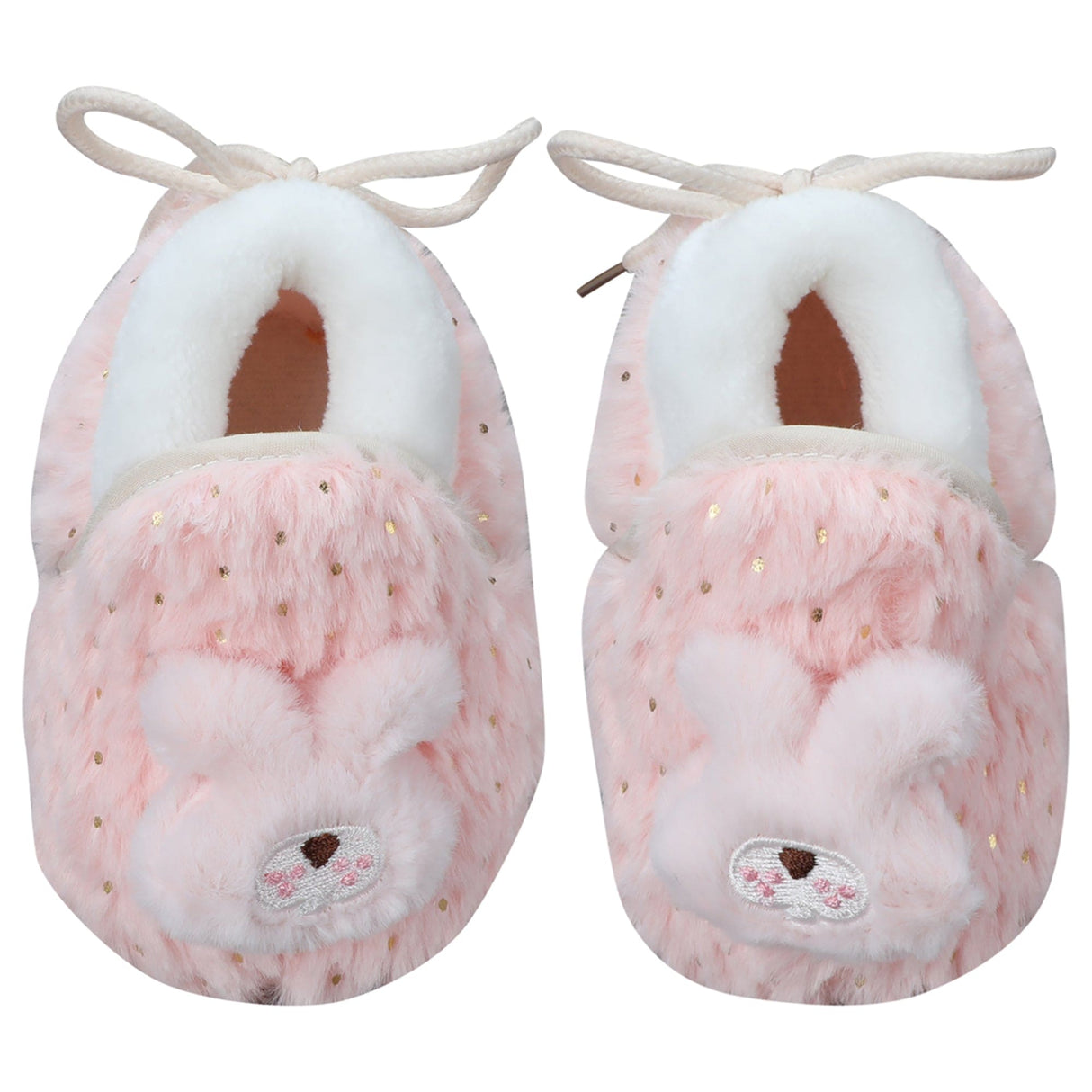 Baby Moo 3D Bunny Soft Slip-On Anti-Skid Plush Warm Booties