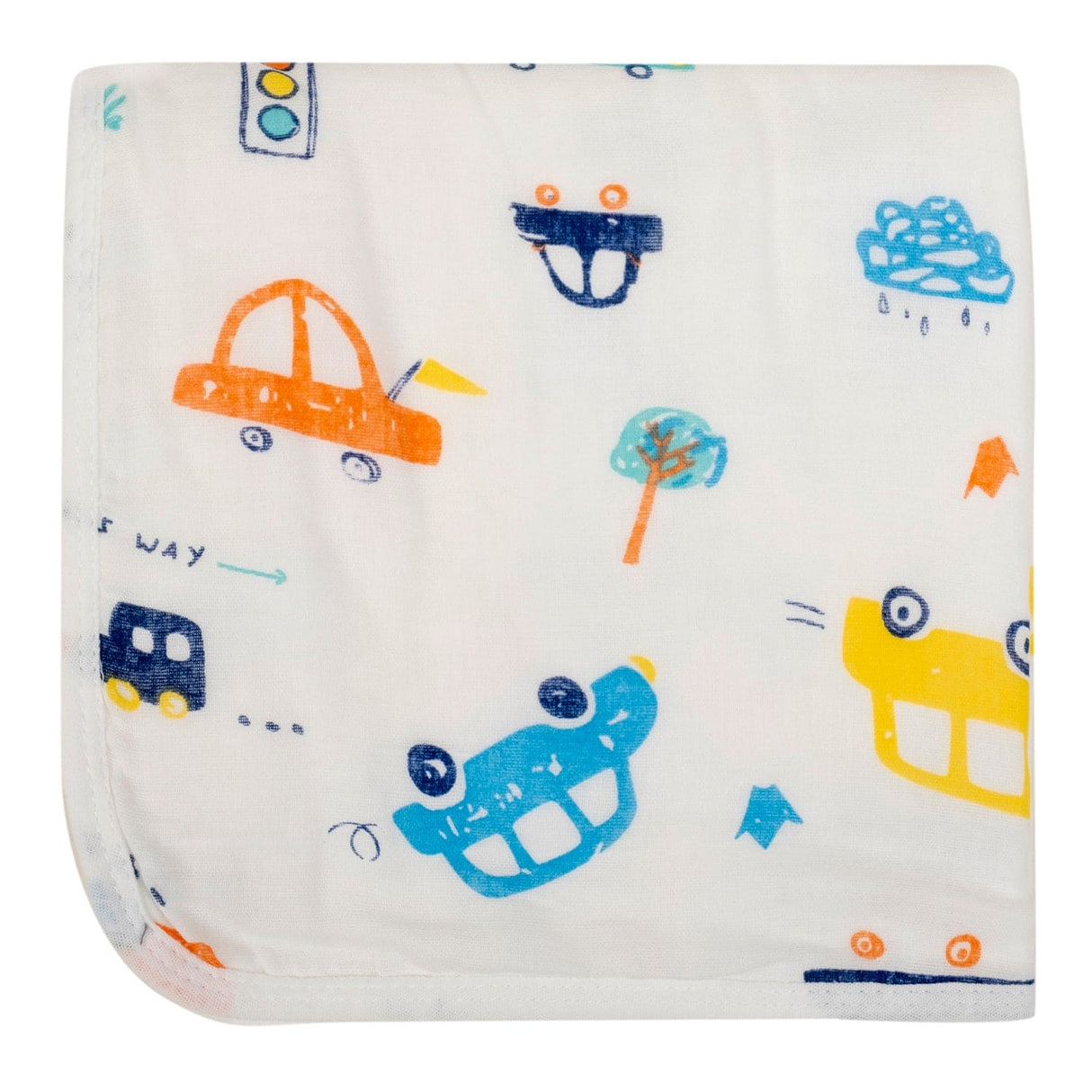 Baby Moo 100% Soft Cotton Ultra Soft Eco Friendly Absorbent Towel - White