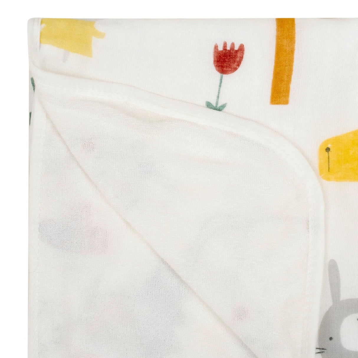 Baby Moo 100% Soft Cotton Ultra Soft Eco Friendly Absorbent Towel - White
