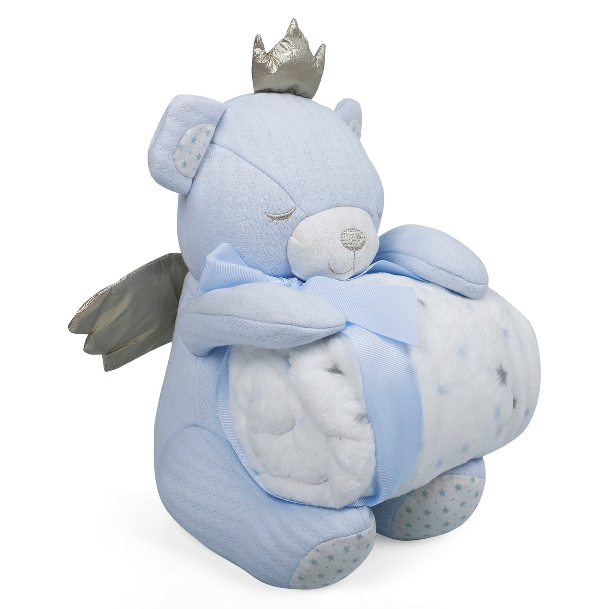 Baby Moo Bear Cozy Plush Toy Blanket