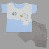 Bird Infant Half Sleeve Top And Bottom Baba Suit