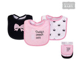 Luvable Friends Cute And Stylish Pack Of 3 Cotton Bibs