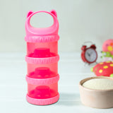 3 Tier Easy to Carry Milk Powder And Snack Storage Container