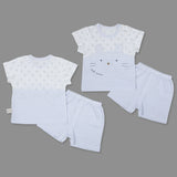 Smiley Mouse Infant Half Sleeve Top And Bottom Baba Suit