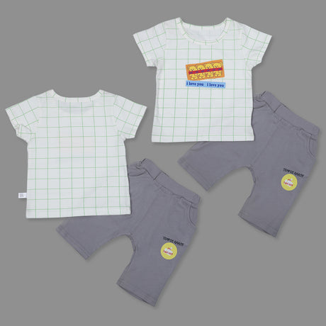 Chex Infant Half Sleeve Top And Bottom Baba Suit