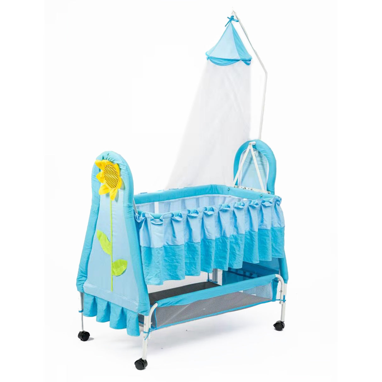 Sunflower Comfort And Luxurious Cradle With Mosquito Net