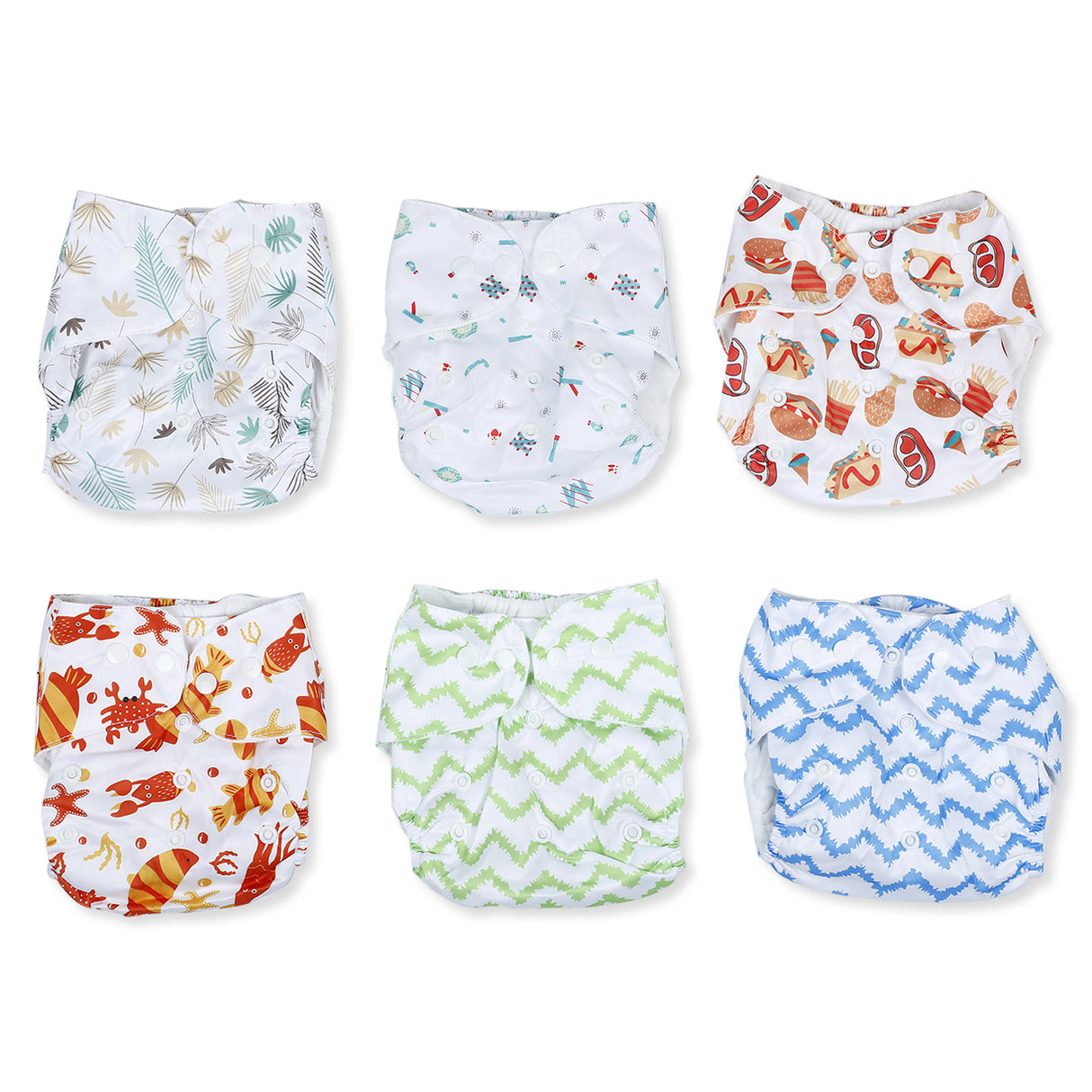 Adjustable And Washable Cloth Diaper