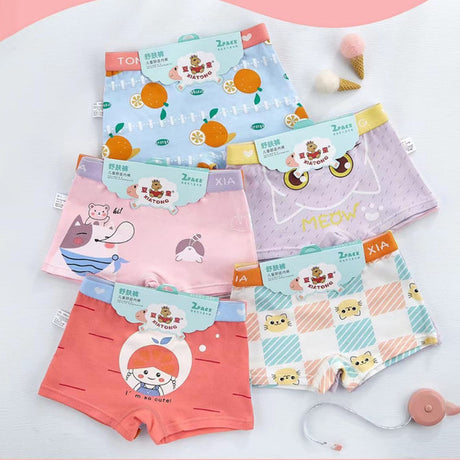 Durable Colourful Girls Cotton Innerwear