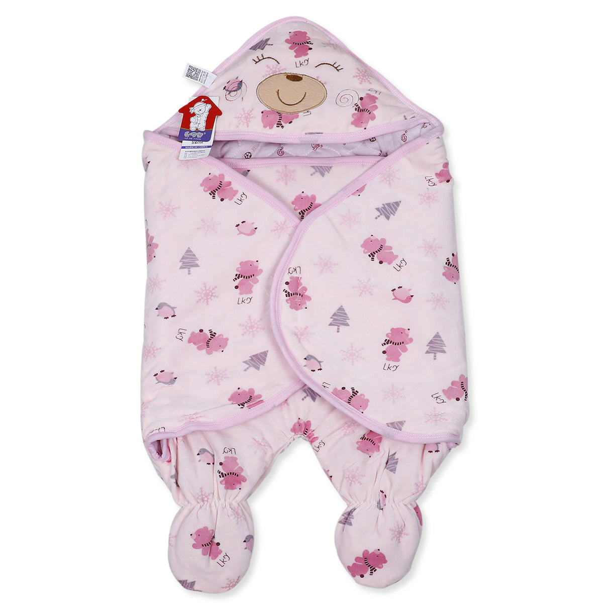 Teddy Bear Soft Adorable Baby Wrapper