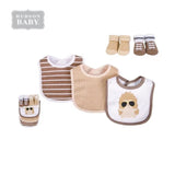 Hudson Baby Charming Premium Quality Bibs And Socks Set