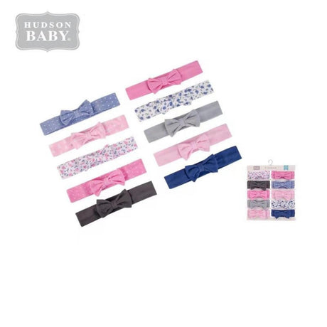 Hudson Baby Soft Knotted Headband Set