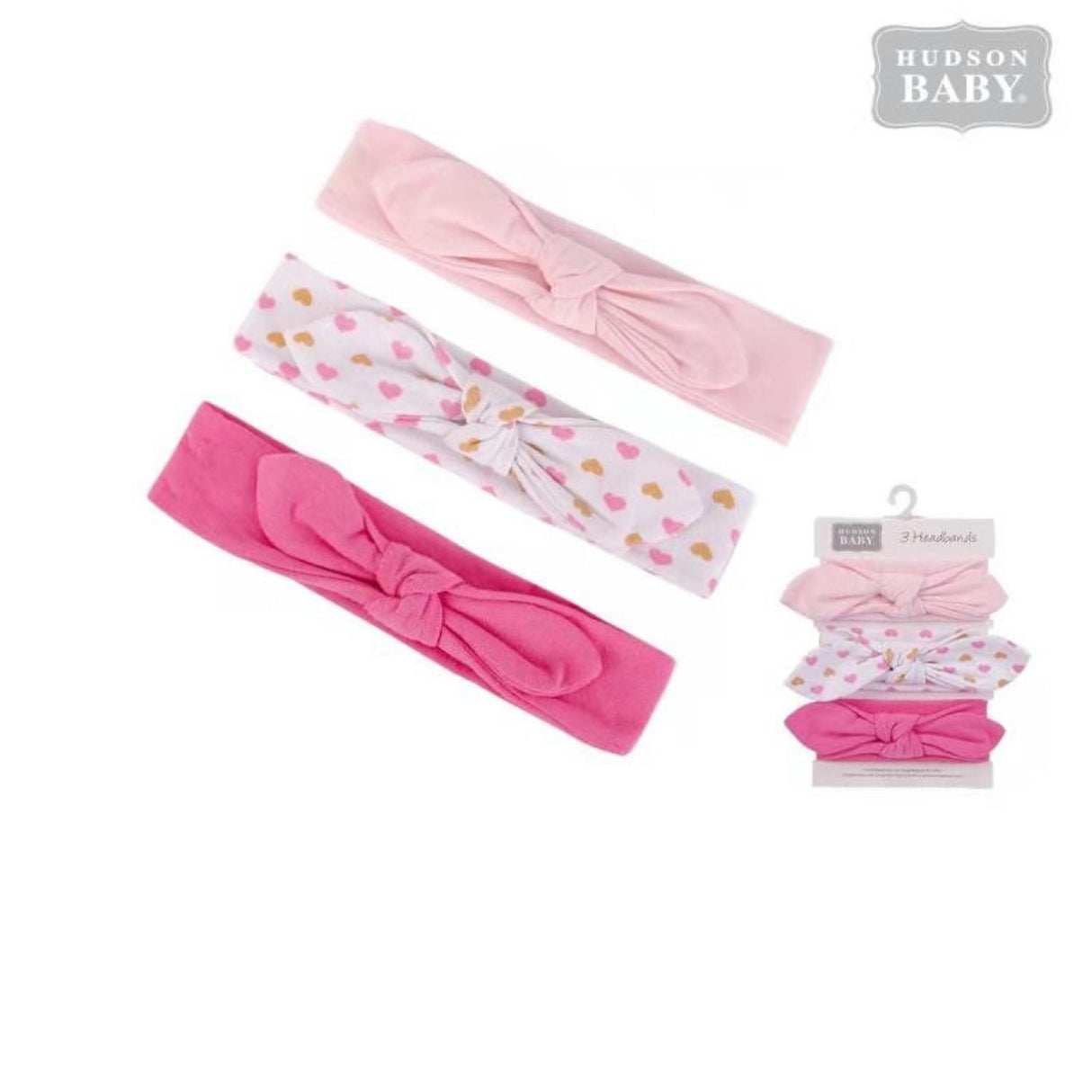 Hudson Baby Stretchable Knotted Cotton Headband