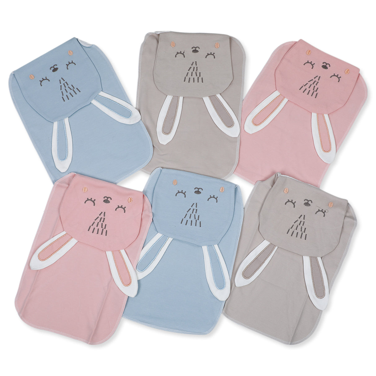 Bunny Face Soft And Absorbent Burp Cloth