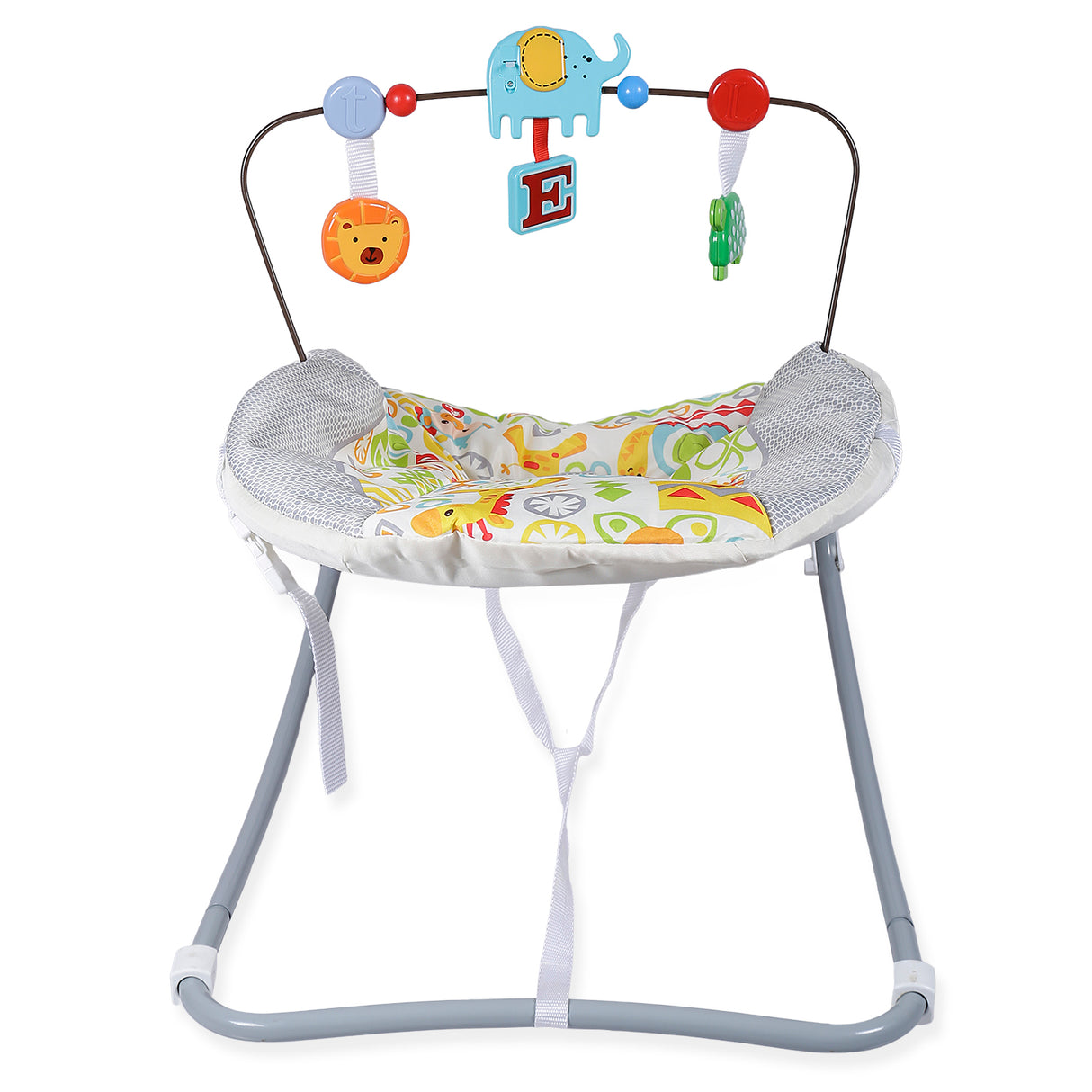Baby Moo Jungle Friends Soothing Vibrations Bouncer Rocker White