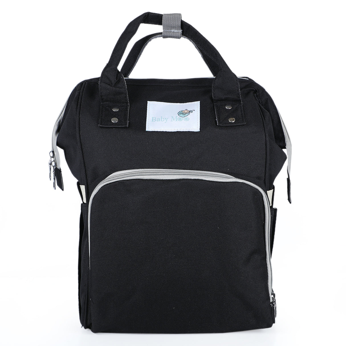 Baby Moo Plain Large Capacity Backpack Diaper Bag