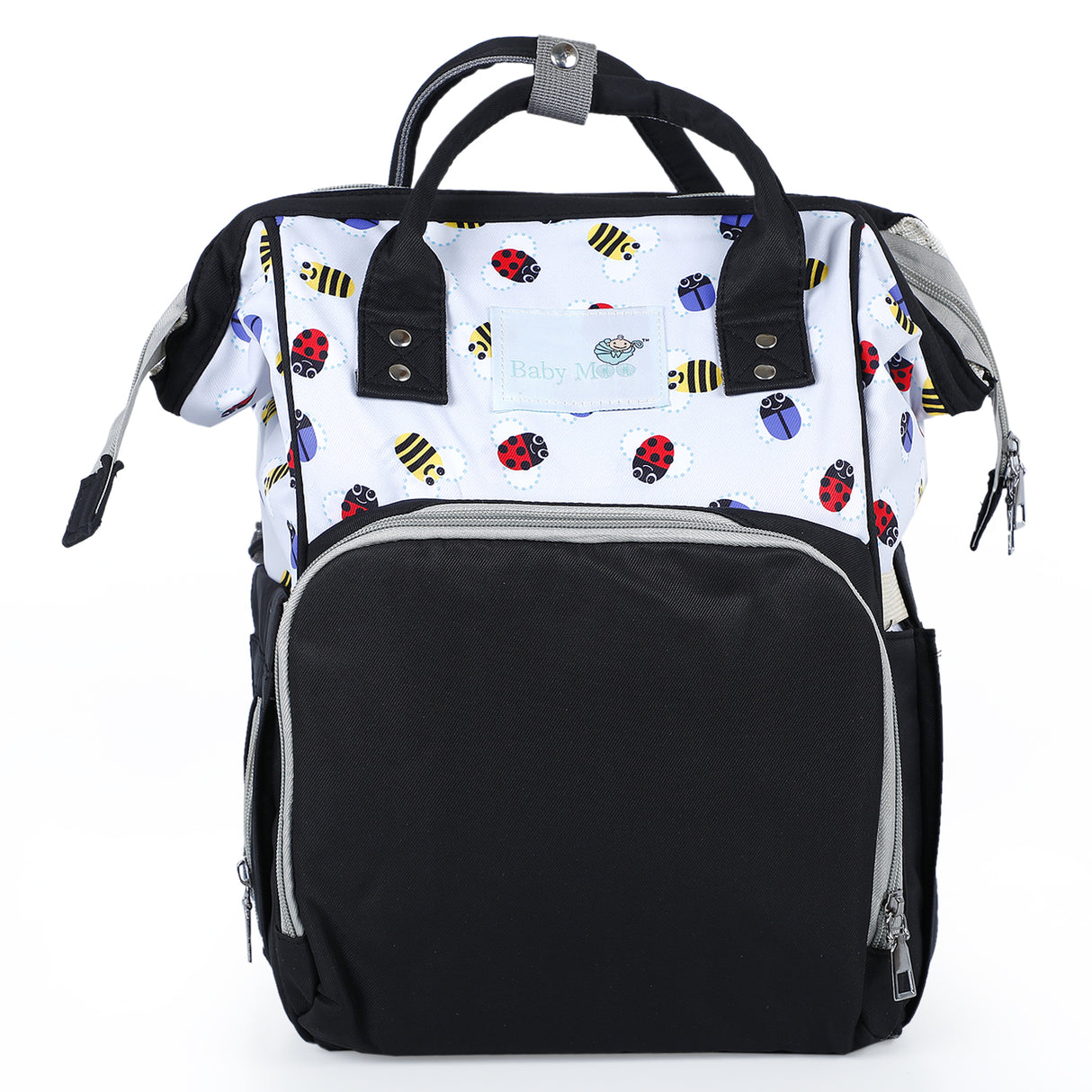 Baby Moo Ladybug Maternity Backpack Diaper Bag