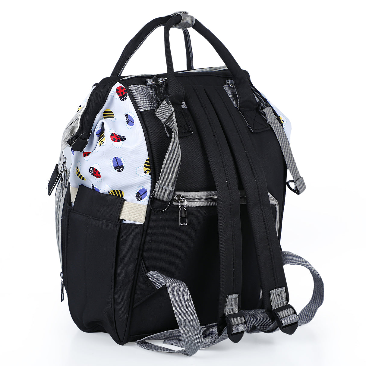 Baby Moo Ladybug Maternity Backpack Diaper Bag