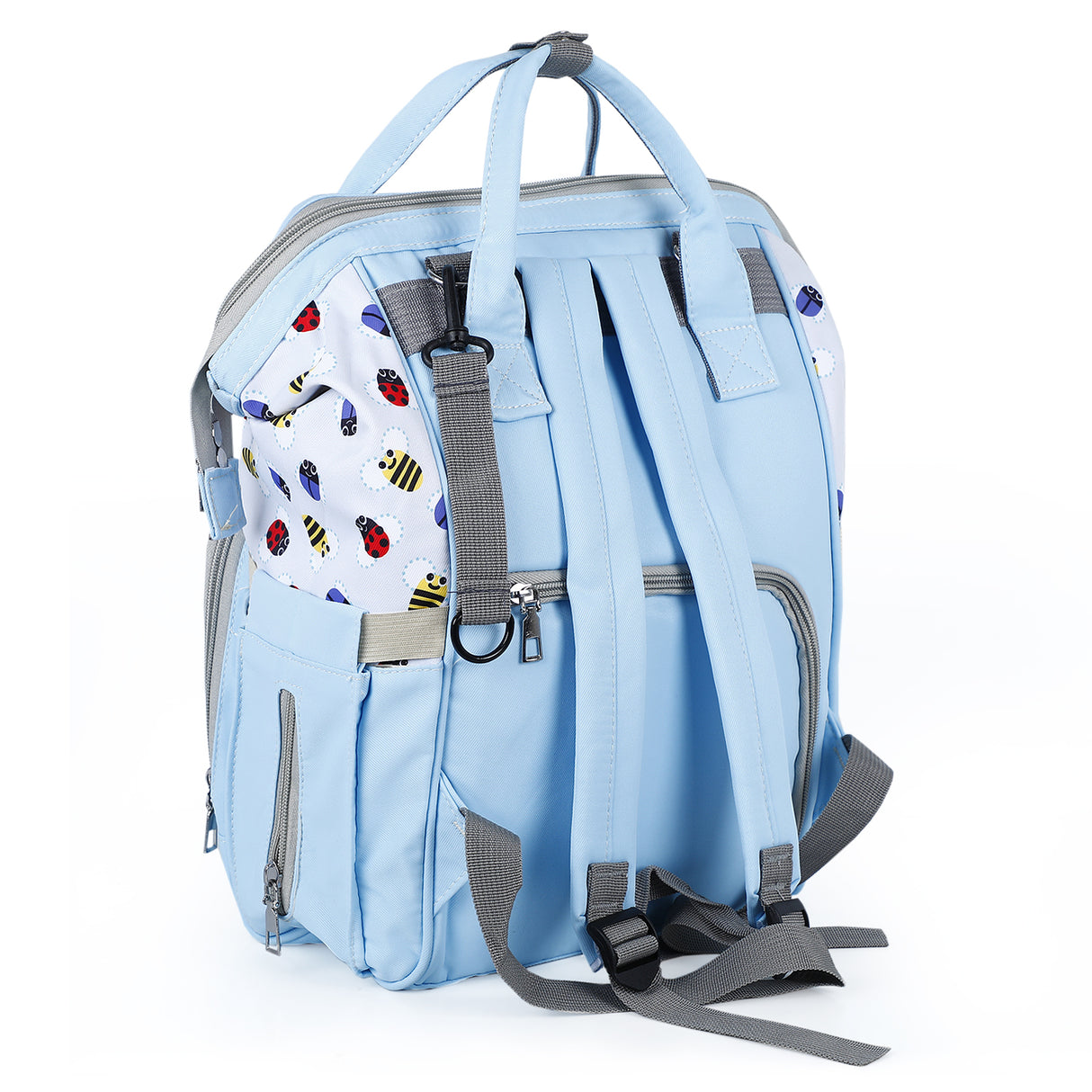 Baby Moo Ladybug Maternity Backpack Diaper Bag