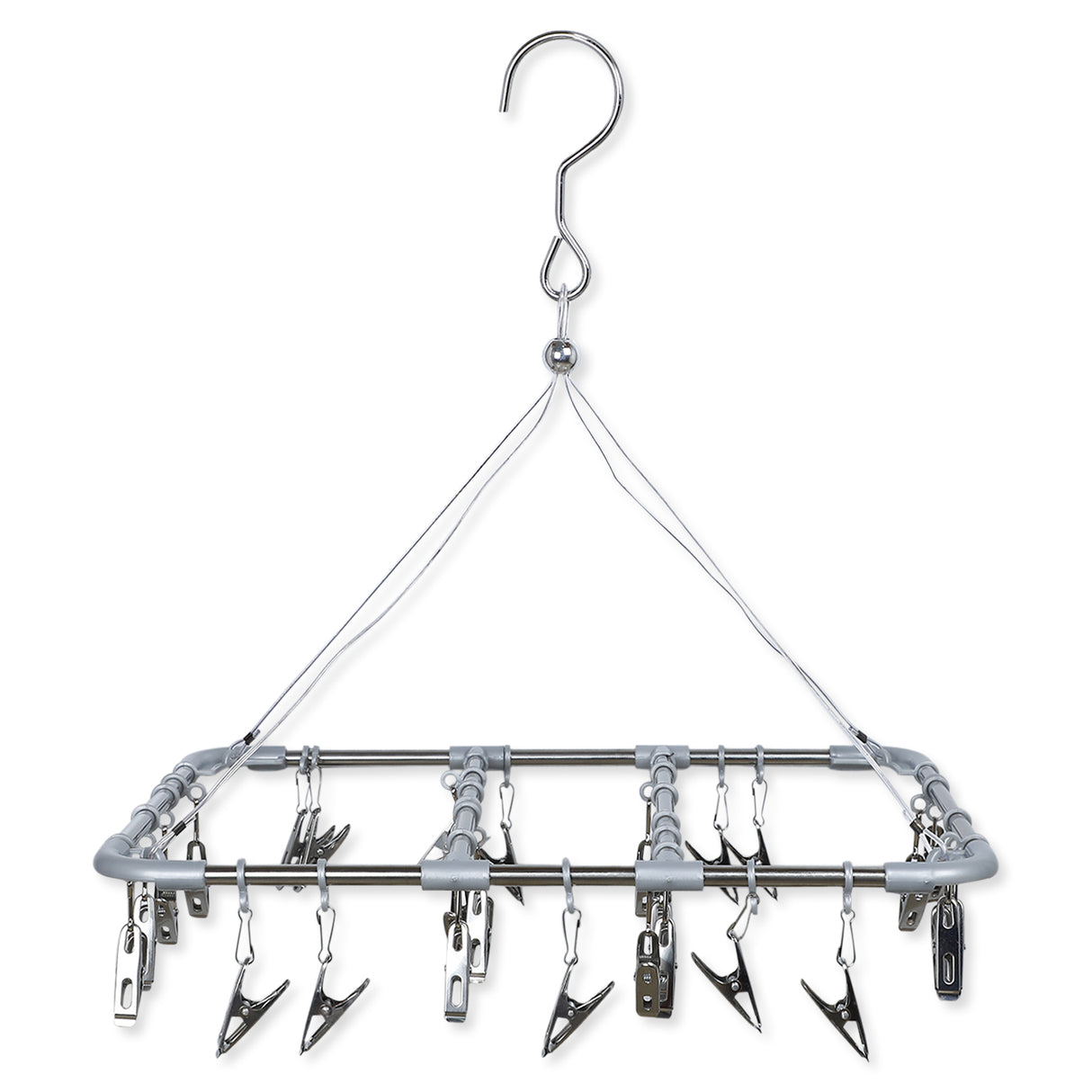 Durable Square Shaped Multi-Clip Baby Hanger