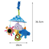 Baby Moo Hanging Rattle Toy Rotating Cot Mobile