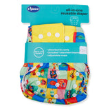 Chieea Printed Reusable Absorbent And Comfy Cloth Diaper