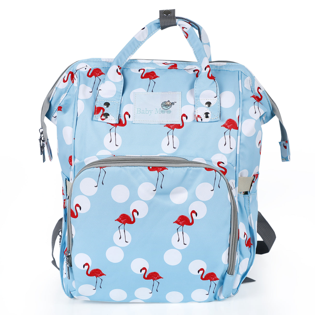 Baby Moo Flamingo Multipurpose Diaper Bag