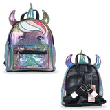 Stylish Dual Tone Girls Backpack Bag
