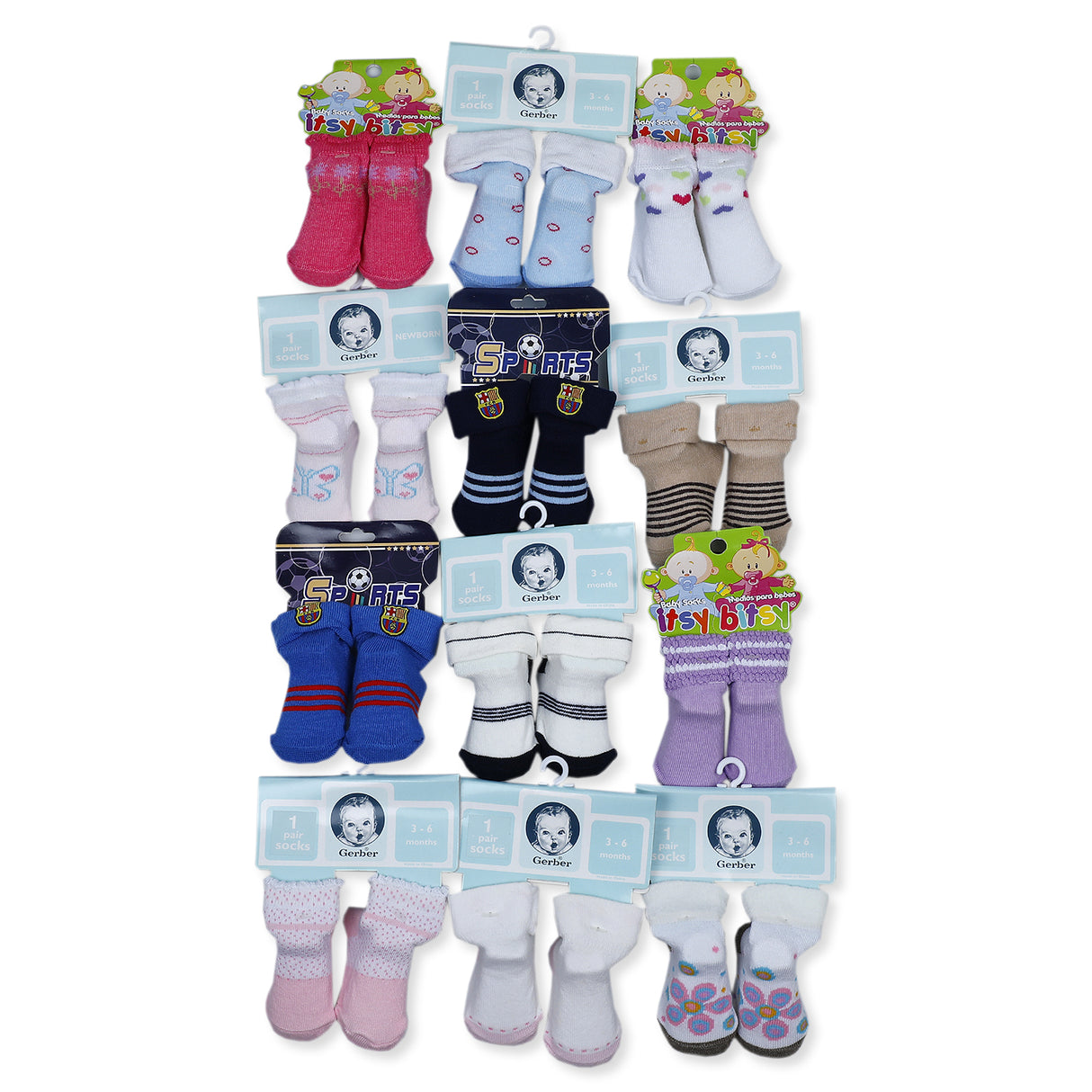 Multi Printed Soft and Comfortable Cotton Socks
