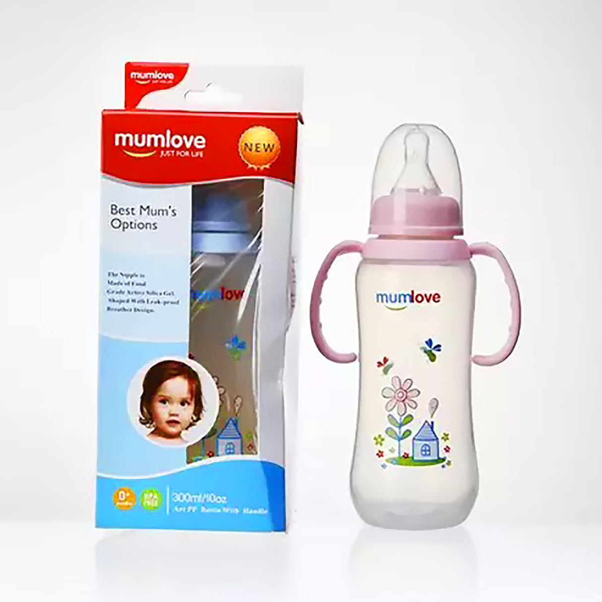 Durable BPA-Free Baby Feeding Bottle With Handle