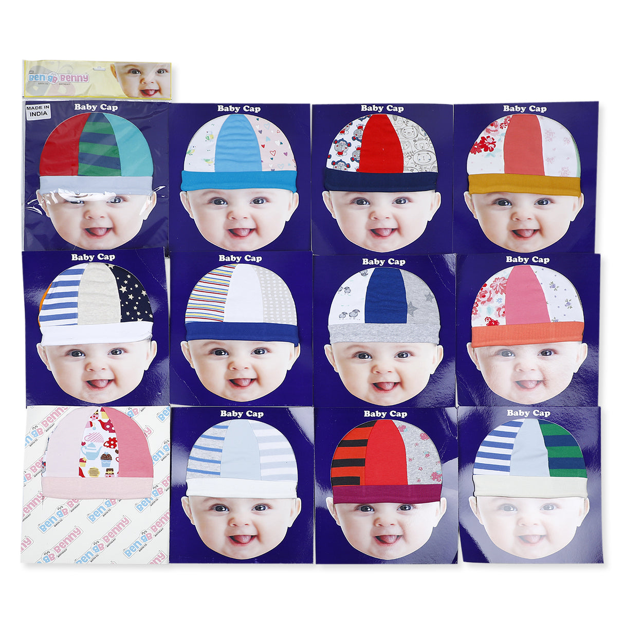 Cozy and Stretchable Baby Cotton Cap
