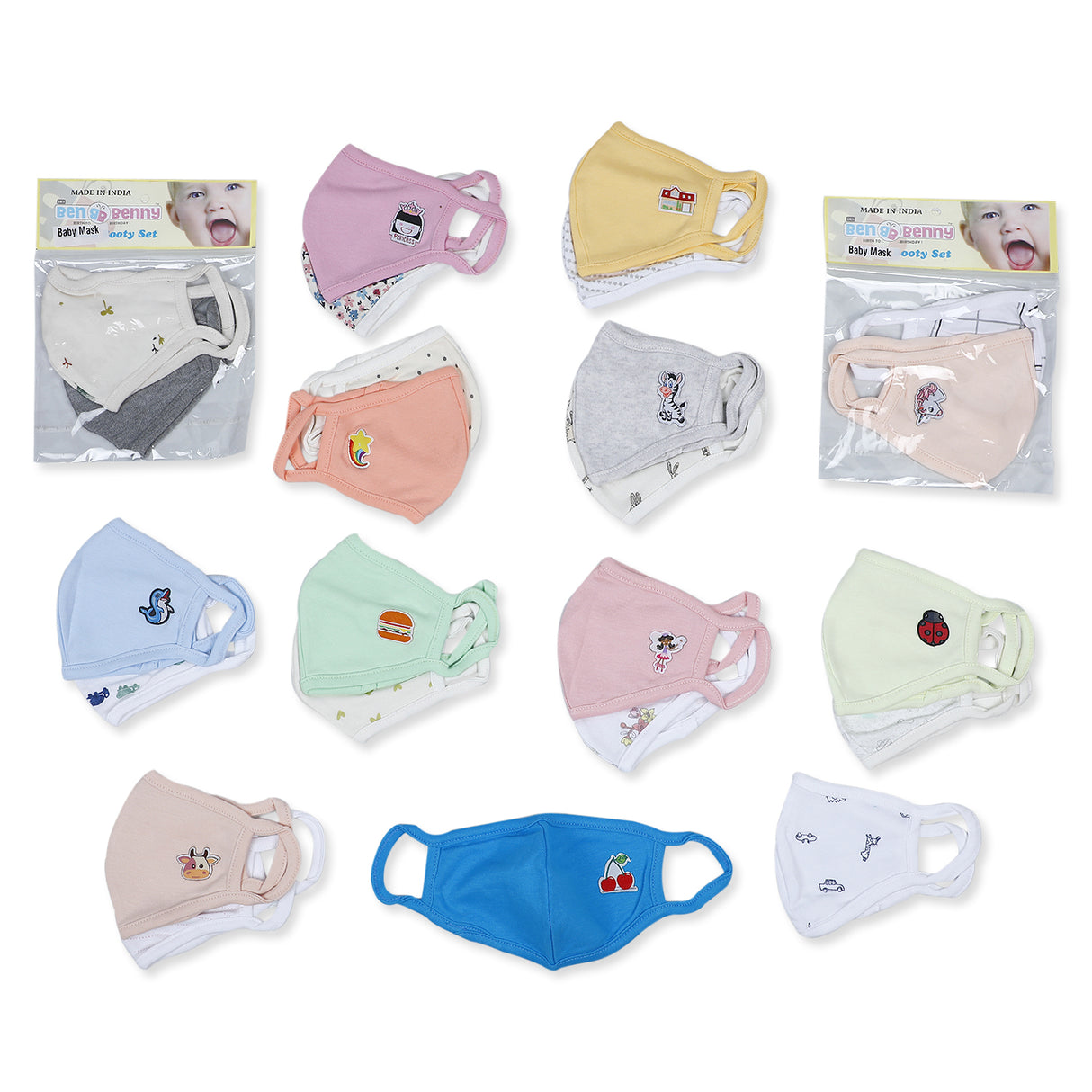 Reusable And Protective Baby Cotton Mask