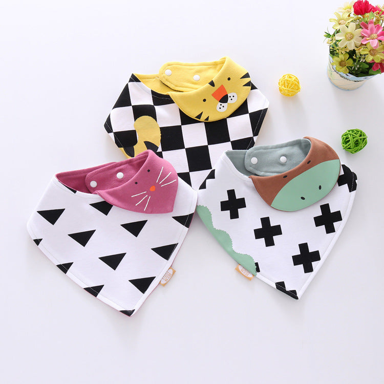 Stylish And Comfy Pack Of 3 Cotton Bandana Bibs