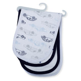 Sunnozy Pack Of 2 100% Cotton Burp Cloth