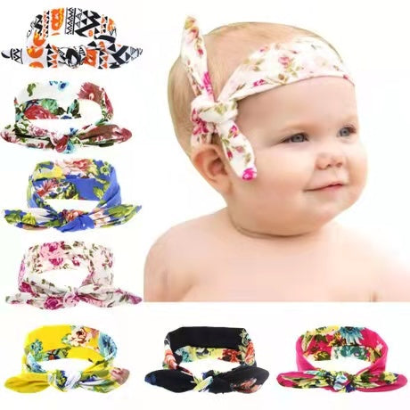 Floral Knotted Pattern Girls Headband