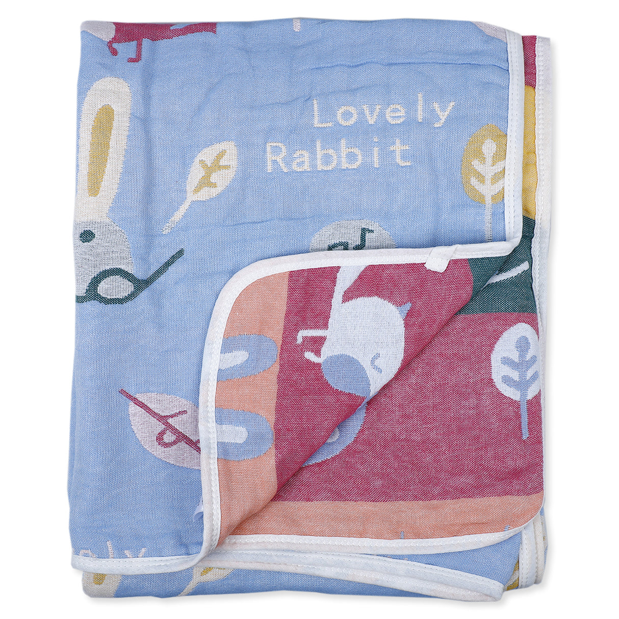 Bunny Soft And Cozy Muslin Cotton Blanket