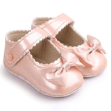 Bowknot Girls Precious Anti-Skid Ballerina Booties