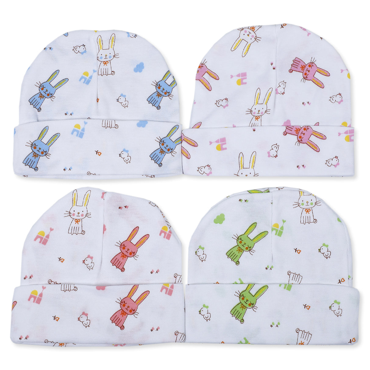Cat Stretchable Regular Funky Cotton Caps
