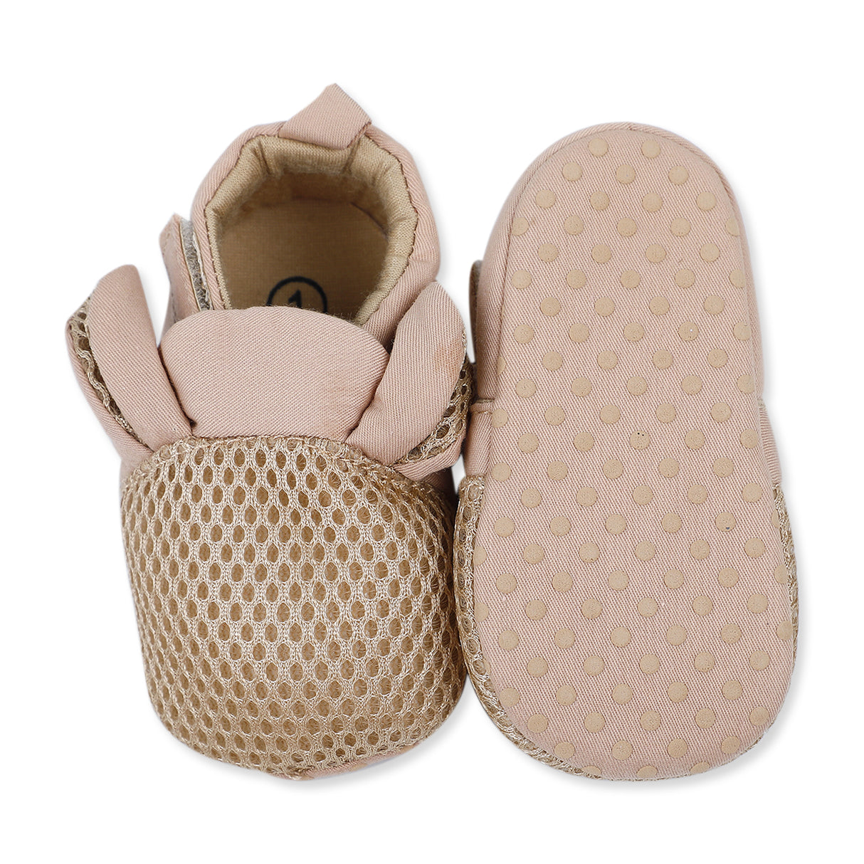 Net Dotted Girls Soft Anti-Skid Booties