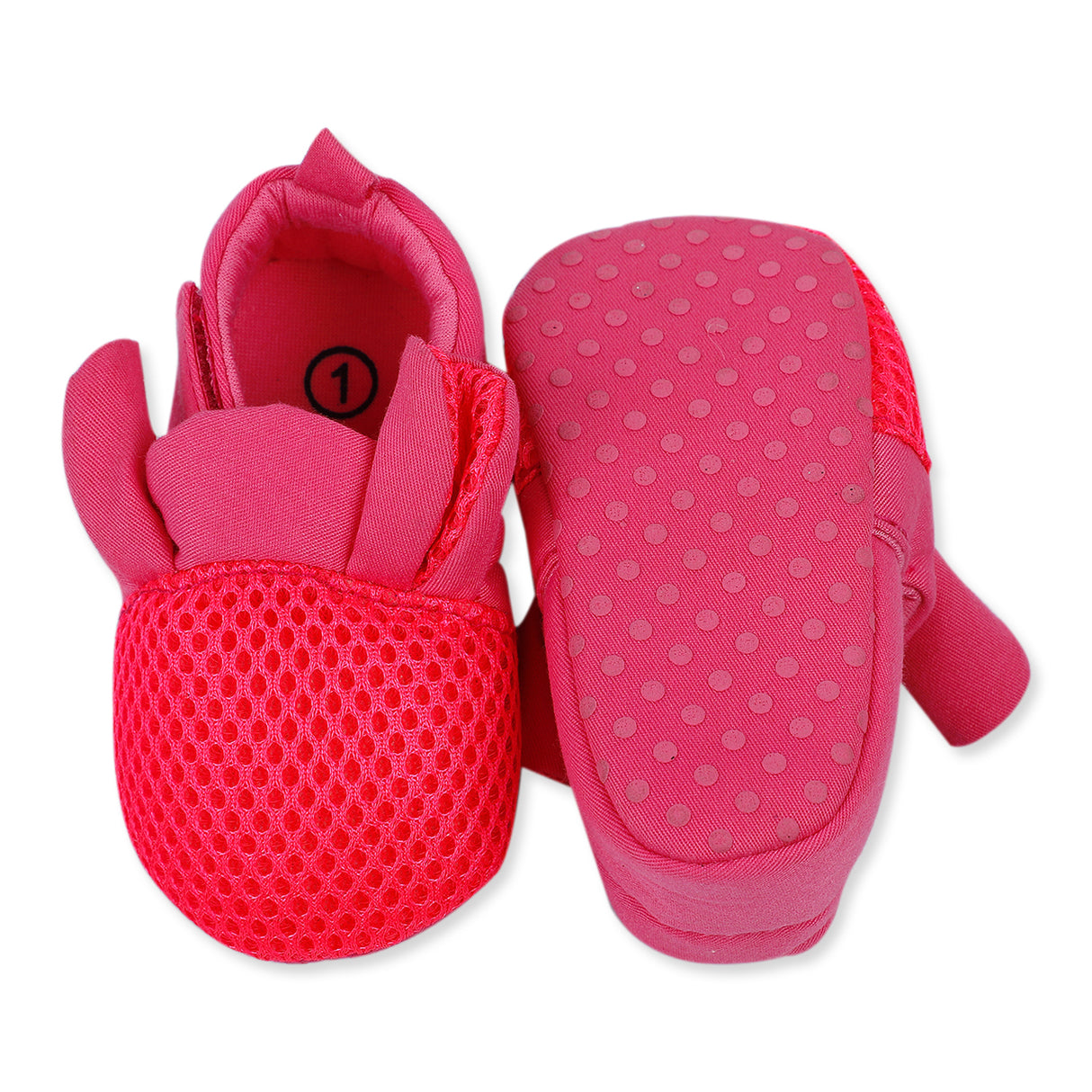 Net Dotted Girls Soft Anti-Skid Booties