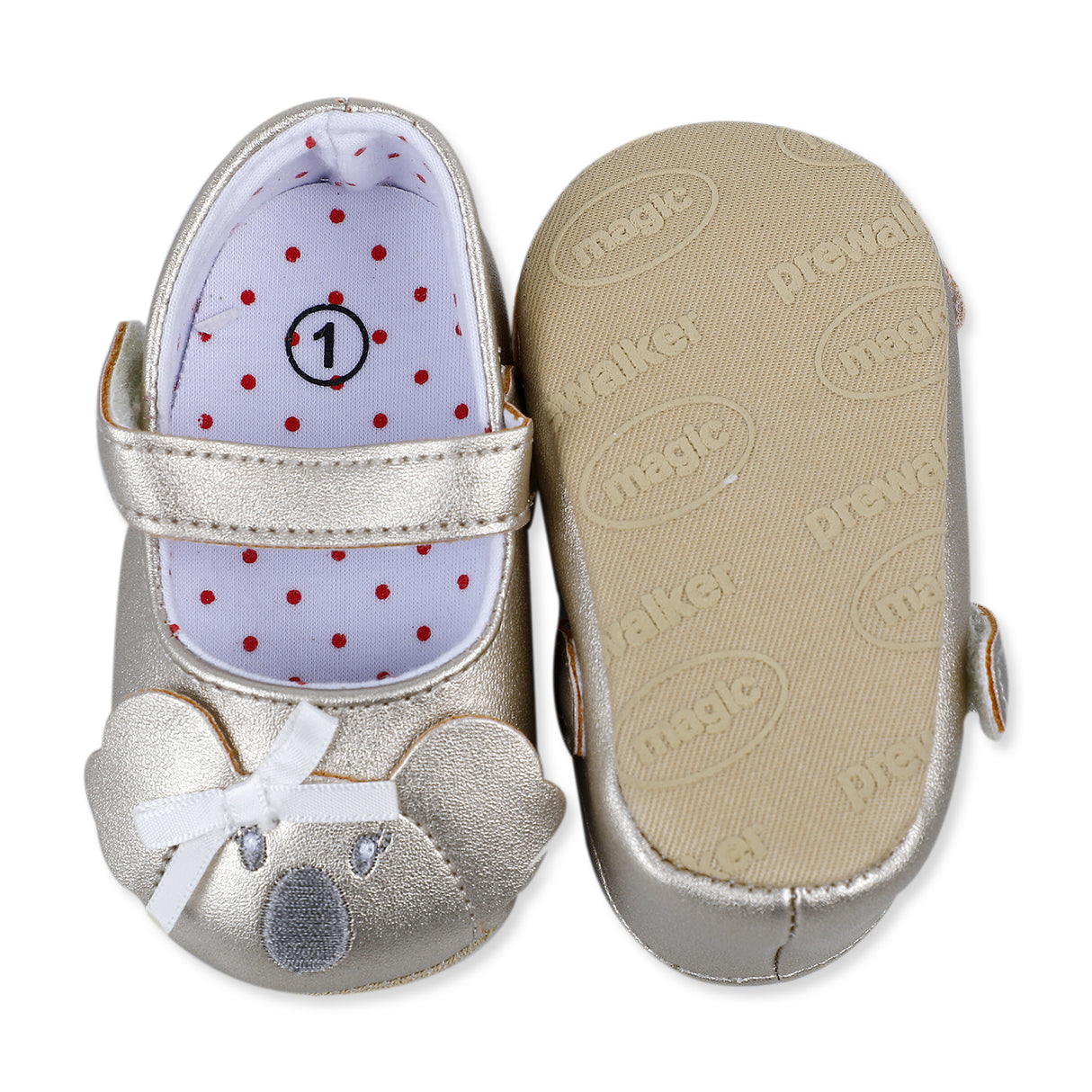 Koala Girls Anti-Skid Ballerina Booties