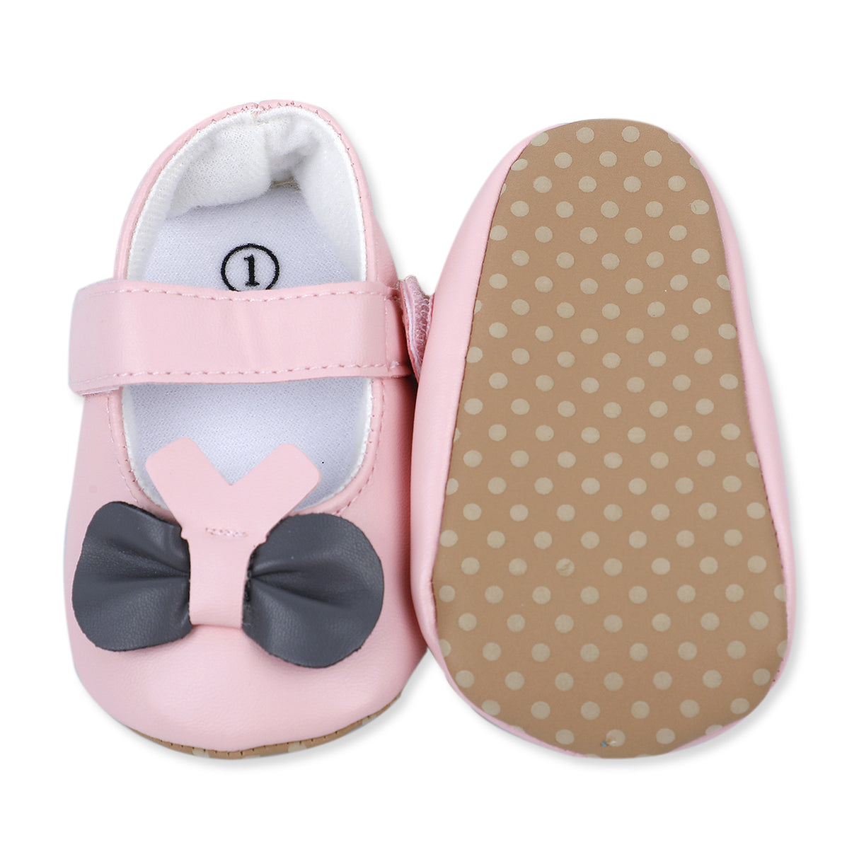 Classic Bow Girls Anti-Skid Ballerina Booties