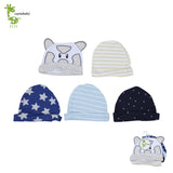 CarteBaby Cute And Adorable Pack Of 5 Cotton Caps