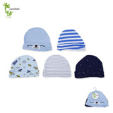 CarteBaby Cute And Adorable Pack Of 5 Cotton Caps