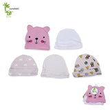 CarteBaby Cute And Adorable Pack Of 5 Cotton Caps